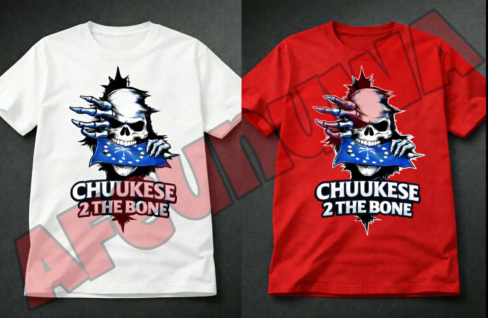 CHUUKESE 2 THE BONE TSHIRTS