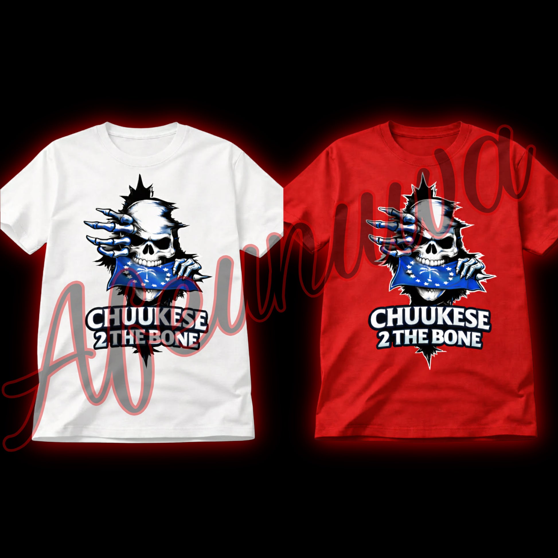 CHUUKESE 2 THE BONE TSHIRTS